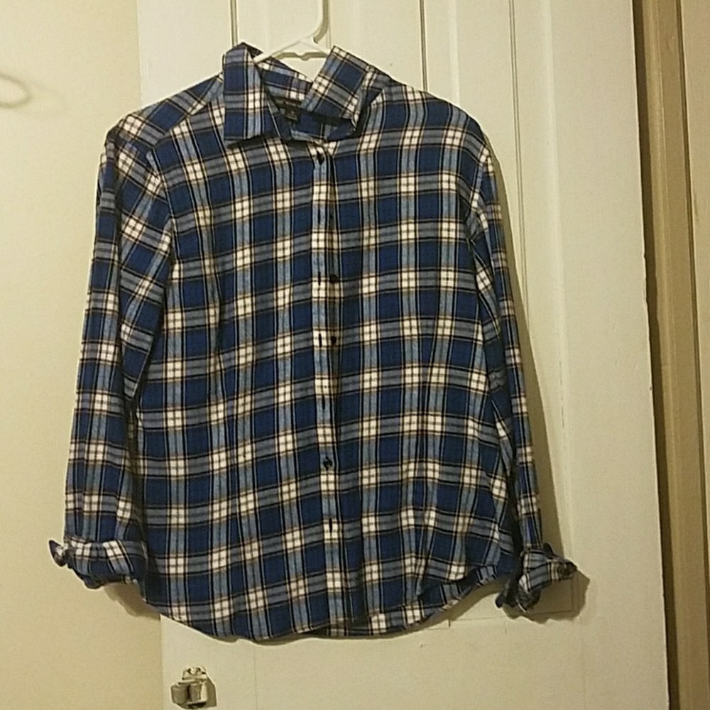Brooks Brothers Blue Plaid Button Down